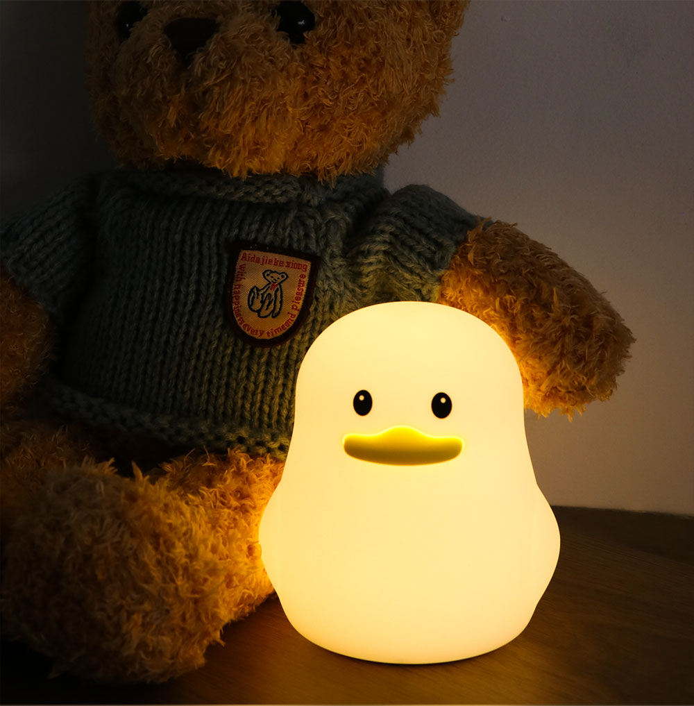 Silicone Night Light Duck Night Light for Kids