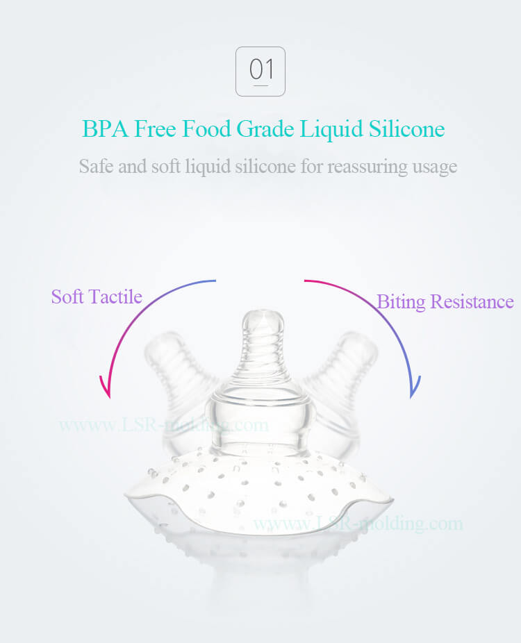 LSR Liquid Silicone Nipple Shield Silicone Breastfeeding Shield